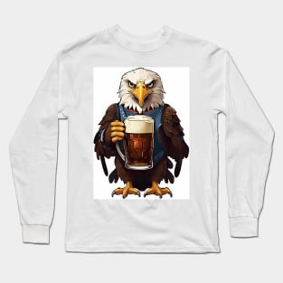 EAGLE AND BEER Long Sleeve T-Shirt